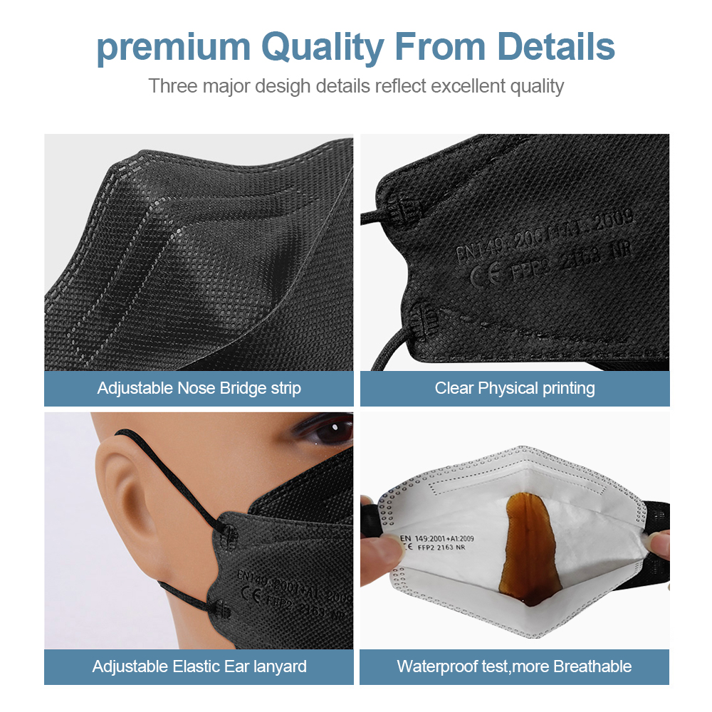 Adult Fish Shape Certified KN9 - Disposable Surgical Mask review and price