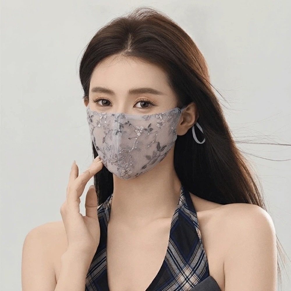 Delicate Embroider Flower Summ - Respirator Half Face review and price