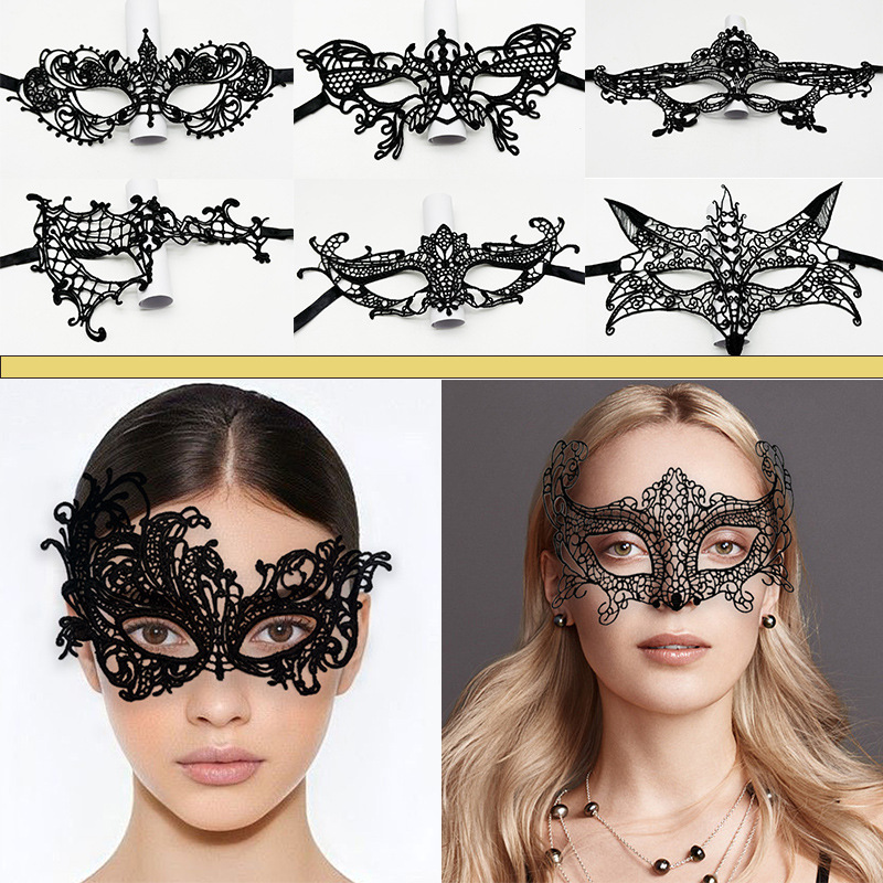 Sexy Women Lace Hollow Masquer - Respirator Half Face review and price