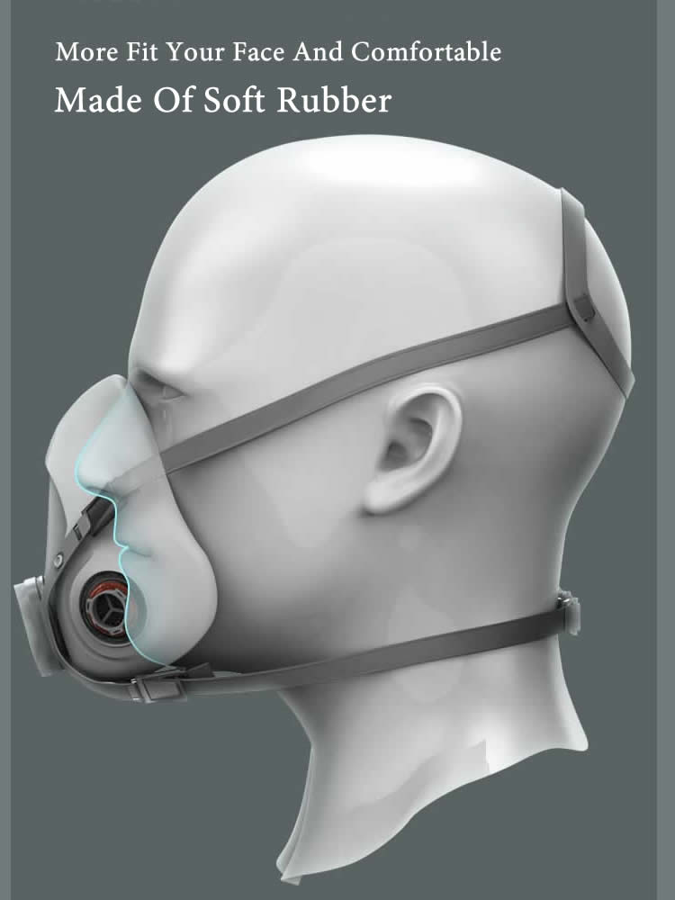 Half Face 6200 Dust Gas Mask C - Dust Mask Construction review and price