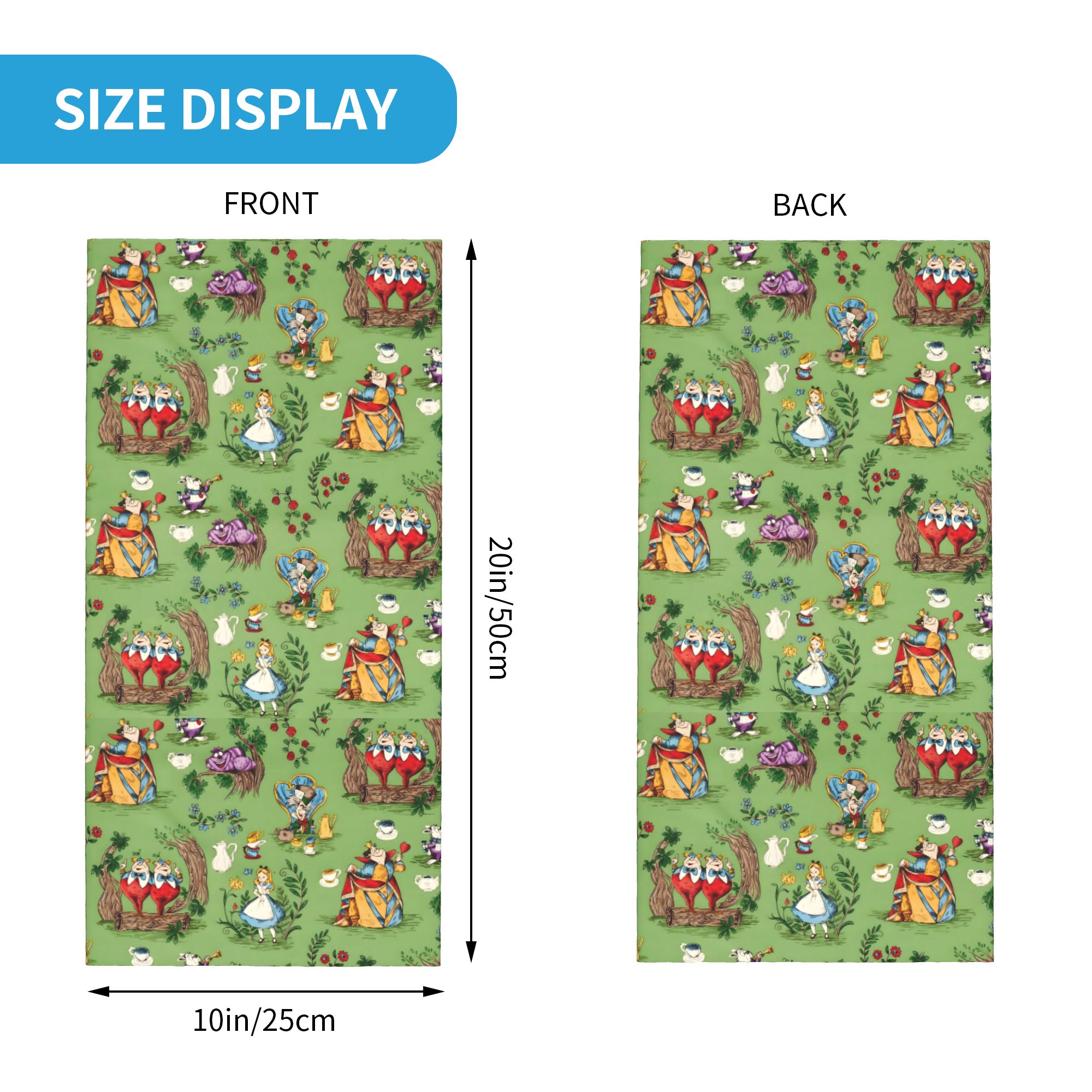 Custom A-Alice in W-Wonderland - Neck Gaiter Face Cover review and price