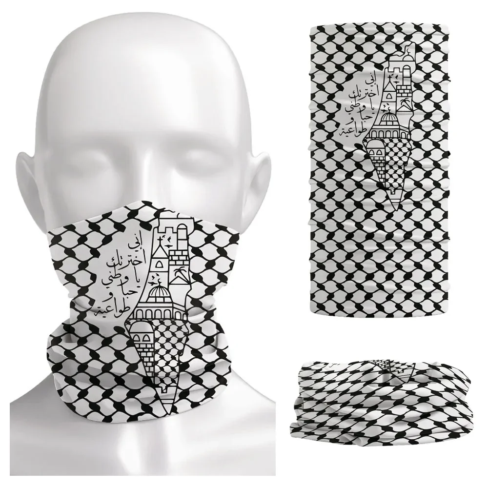 Arabic Calligraphy Bandana Fol - Neck Gaiter Face Cover review and price