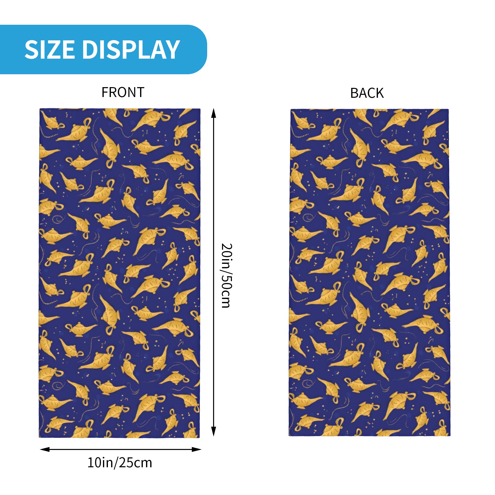 Custom A-Aladdin Genie Bandana - Neck Gaiter Face Cover review and price