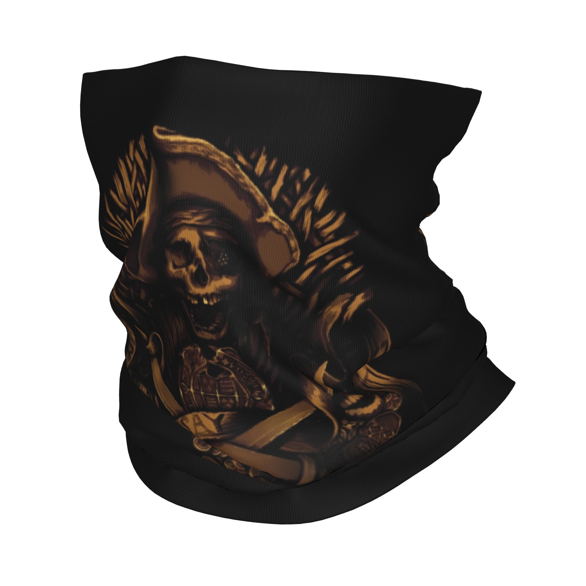 Custom Never Say Die Pirate Sk - Neck Gaiter Face Cover review and price